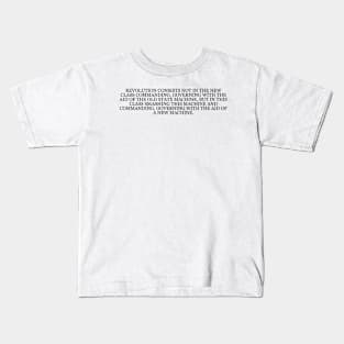 Vladimir Lenin "V.I. Lenin" Book Quote Kids T-Shirt